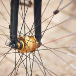 Fahrrad-Speichen mit Reflektoren