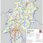 Karte Hessen - Zählstellen Radverkehr 2022